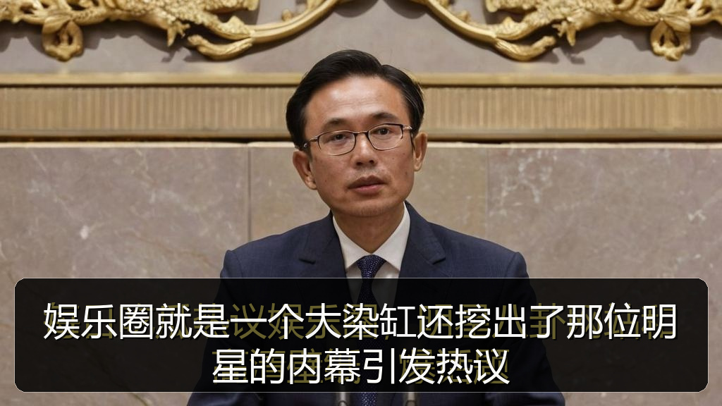 娱乐圈就是一个大染缸还挖出了那位明星的内幕引发热议