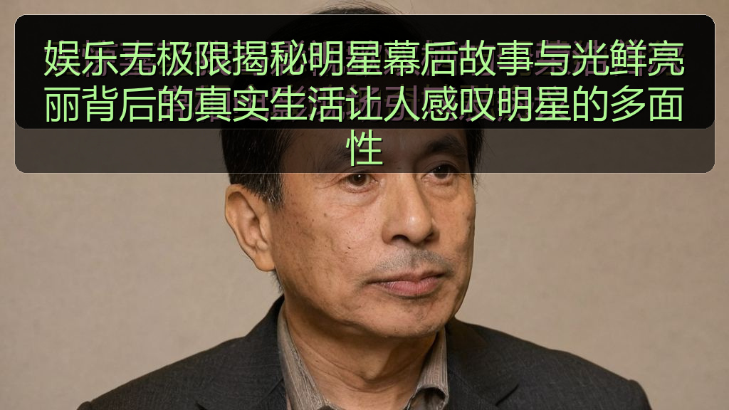 娱乐无极限揭秘明星幕后故事与光鲜亮丽背后的真实生活让人感叹明星的多面性