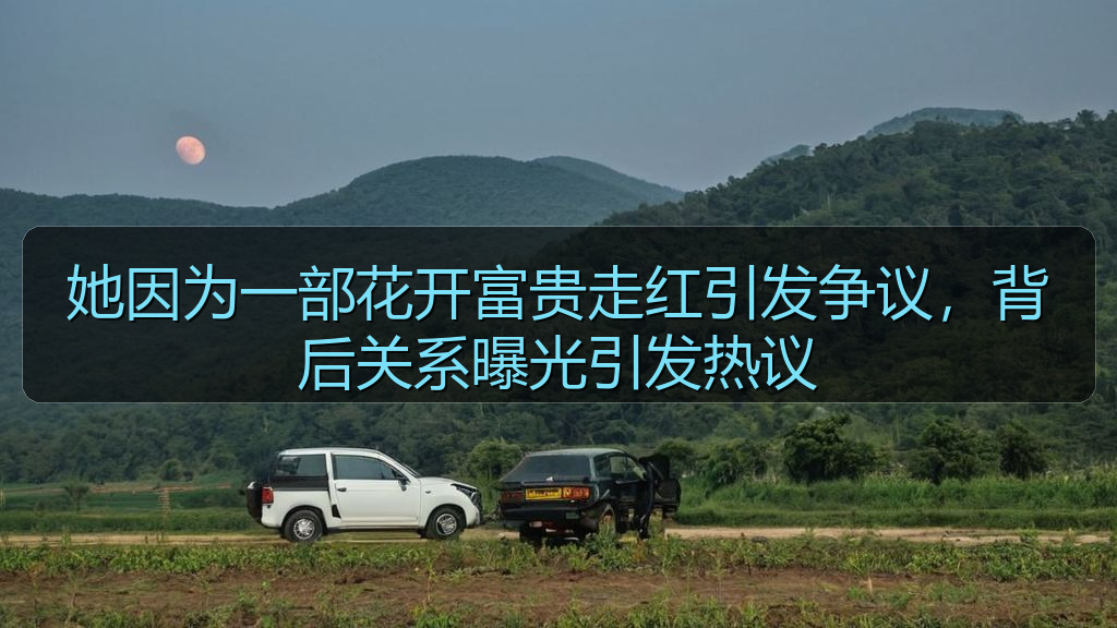 她因为一部花开富贵走红引发争议，背后关系曝光引发热议
