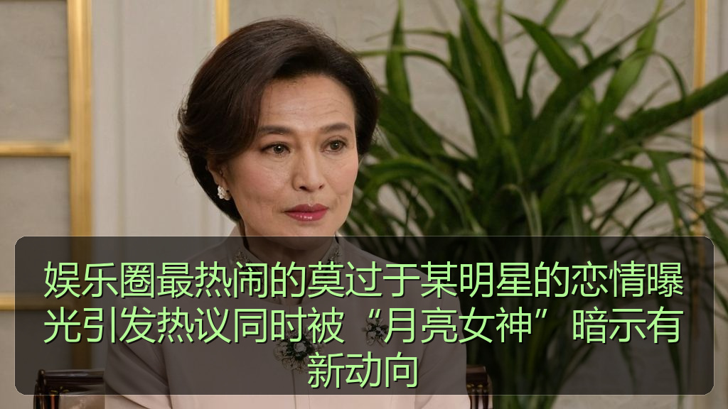 娱乐圈最热闹的莫过于某明星的恋情曝光引发热议同时被“月亮女神”暗示有新动向