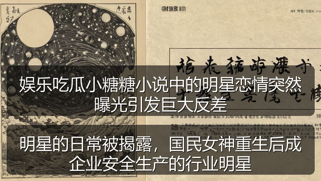 娱乐吃瓜小糖糖小说中的明星恋情突然曝光引发巨大反差