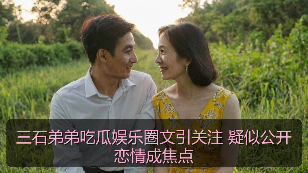 三石弟弟吃瓜娱乐圈文引关注 疑似公开恋情成焦点