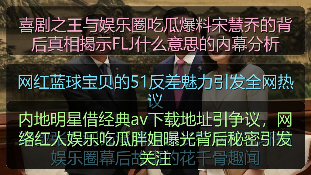内地明星借经典av下载地址引争议，网络红人娱乐吃瓜胖姐曝光背后秘密引发关注