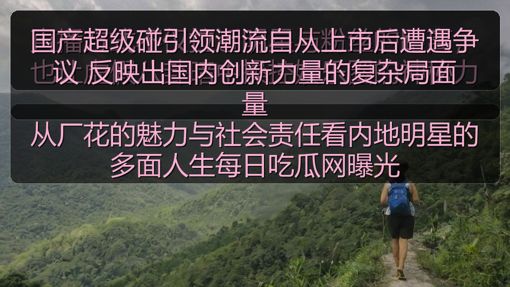 国产超级碰引领潮流自从上市后遭遇争议 反映出国内创新力量的复杂局面